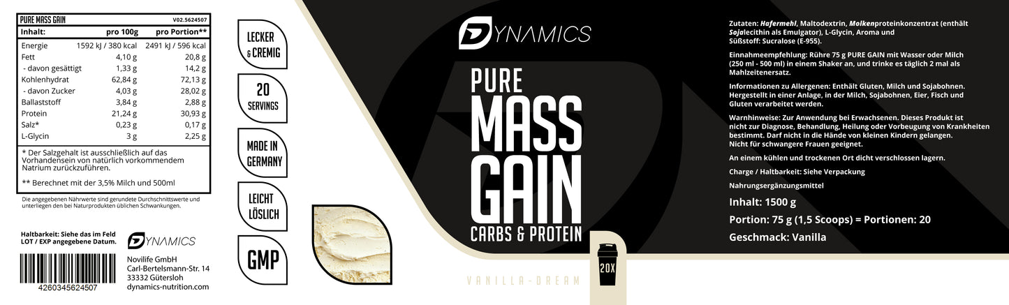 Pure Mass Gain 1,5kg