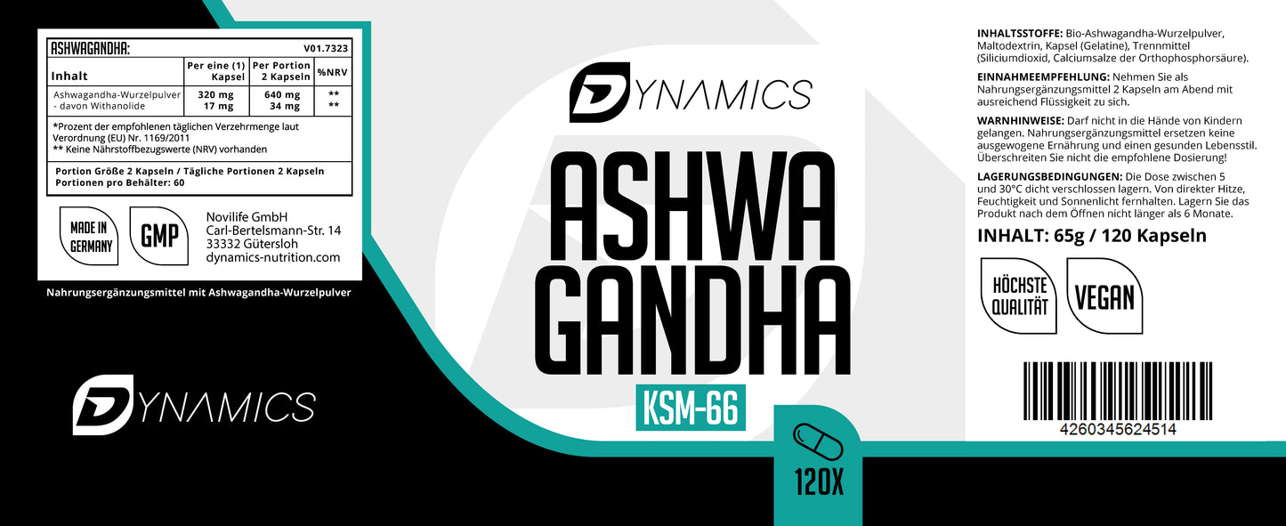 Ashwagandha 120 Kapseln