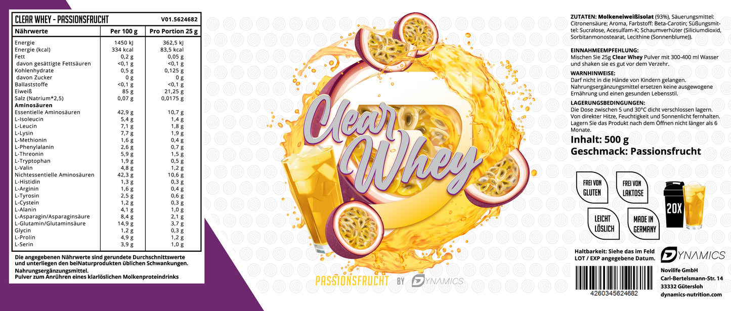 Clear Whey 500g
