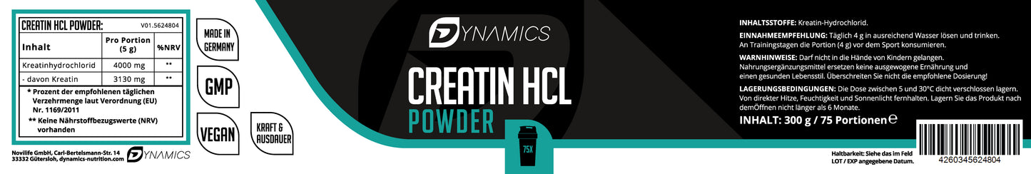 Creatin HCL Powder 300g