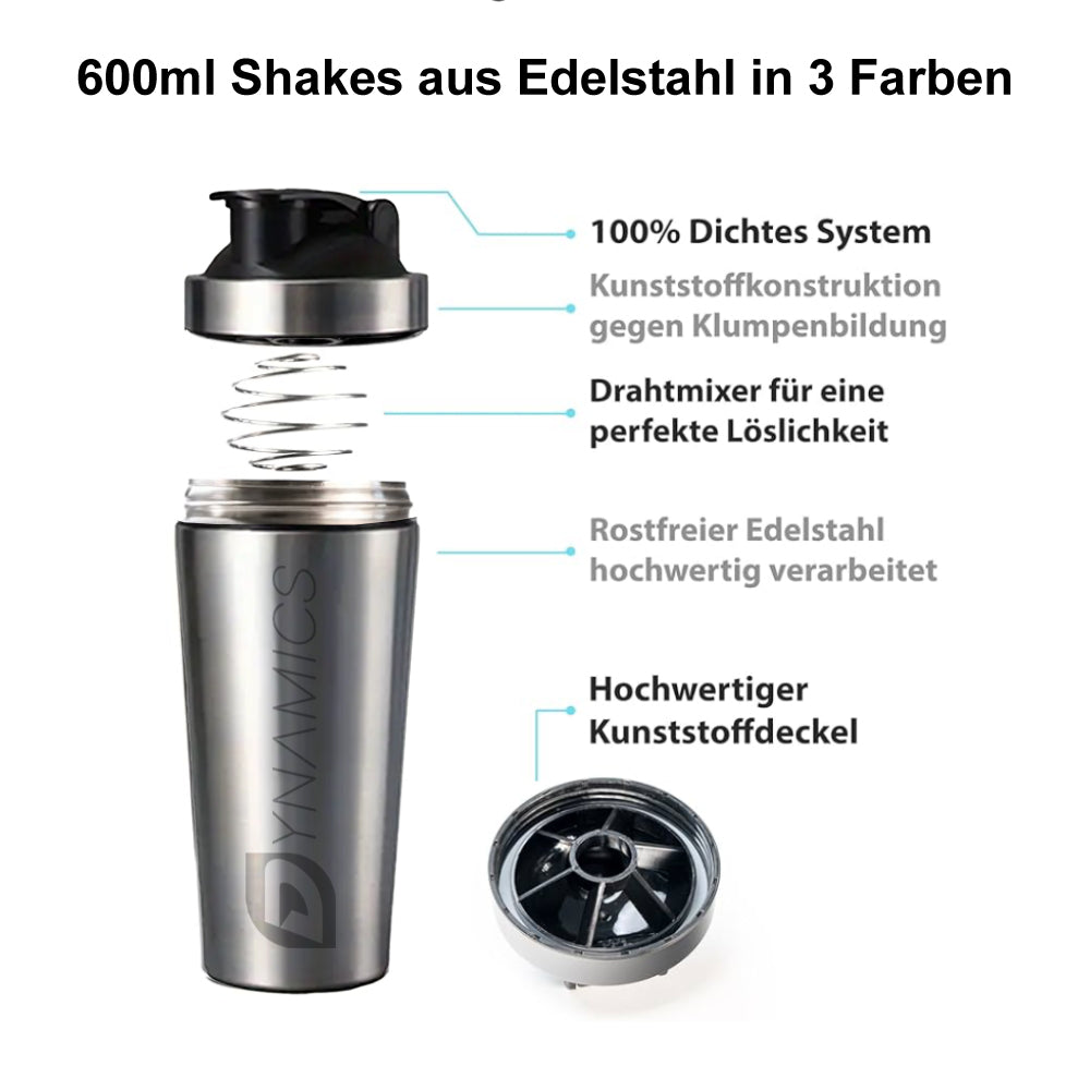 Edelstahlshaker 600ml